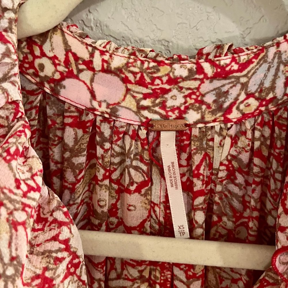 Free People Groovy Maxi Dress in Red - Picture 8 of 10